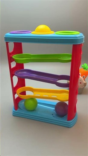 Multicolor Ball Ramp ASMR #satisfying 🎯