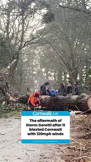 Cornwall is still taking stock of the damages following Storm Goretti | Cornwall Live
