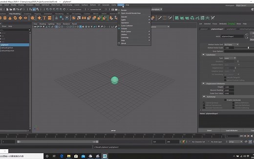 Autodesk Arnold GPU渲染测试一: Maya 置换模型