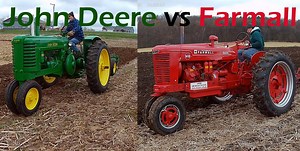 278K views · 4.2K reactions | Who plowed it better? Farmall M-D vs John Deere | Farm Stock Tractor Pullers | Facebook