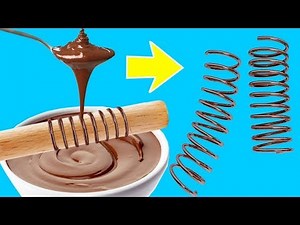31 TRUCS ET ASTUCES AVEC DU CHOCOLAT ||| Astuces et Tutoriels pour des décos faciles en chocolat