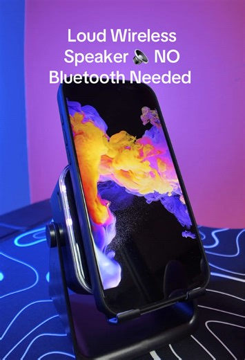 This speaker feels like magic the first time you use it. No Bluetooth. No pairing. No waiting. Just set your phone or tablet on top and the sound instantly gets louder and clearer using wireless induction technology. Why this is blowing people’s minds: • Zero setup — it just works • No Bluetooth pairing needed at all • Turns your phone into a mini speaker dock • Perfect for videos, music, calls, and podcasts • Small, portable, and gift-worthy If you hate dealing with Bluetooth connections, this 