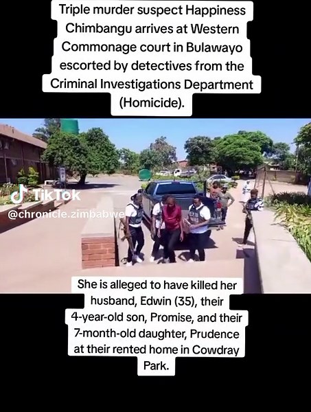Triple Murder Case: Happiness Chimbangu in Bulawayo Court