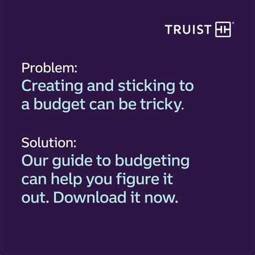 9.7K views · 37 reactions | Take charge of your spending with this easy-to-follow budgeting guide. #MoneyAndMindset https://bit.ly/3T2dvAA | Truist | Facebook