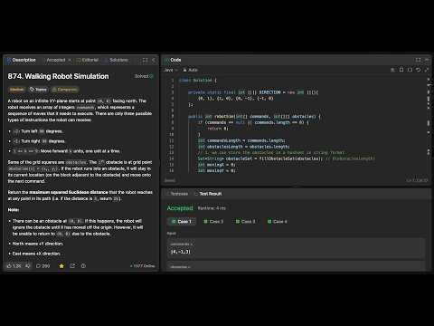 Walking Robot Simulation