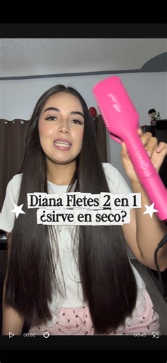 Plancha 2 en 1 Diana Fletes: plancha y secadora en casa