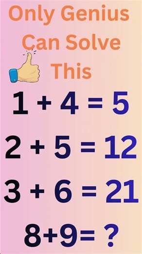 Only genius can solve this #puzzle #puzzlesolving #mathspuzzlegame #logicalpuzzle #viralpuzzles
