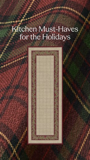 Make your kitchen the heart of the holidays. ❤️ | Ruggable