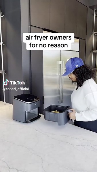 No shaking needed when the TurboBlaze™ has the power to cook your food evenly 🍟#airfryer #cosori #turboblaze