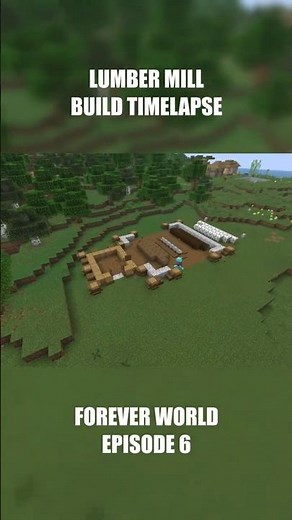 Minecraft Build Timelapse | Lumber Mill