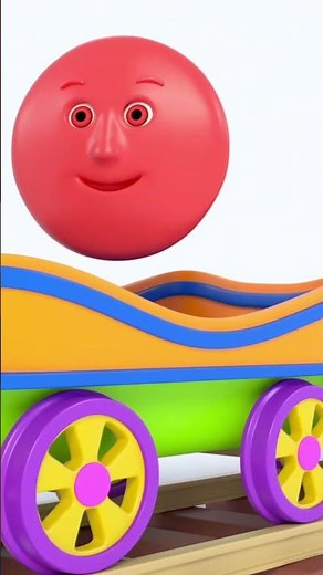 Shapes Song on the Train! 🚂 Learn Circles, Squares & More! | Educational Video