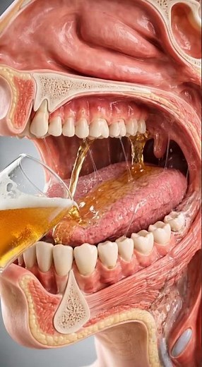 🍺What beer actually does inside your body #anatomy #humanbody #digestivehealth