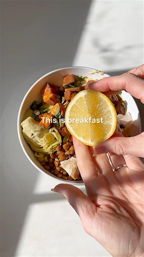 Simple and savory. I’ll break down how to make a savory breakfast realistic for you. Stay tuned!