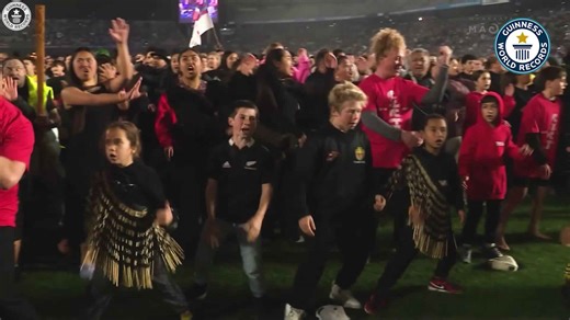 New Zealand reclaims world record with largest Haka performance