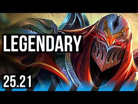 ZED vs AHRI (MID) | Legendary, 11/3/7 | KR Master | 25.21