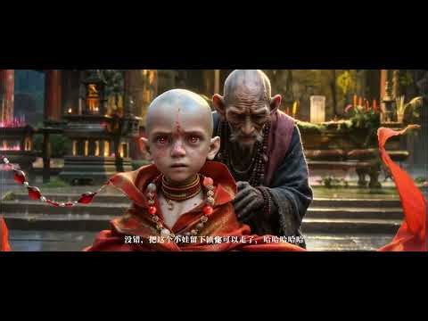 Original AI short drama | "Magic Eyes" Episode 3. The wandering monk in the Western Region knew t