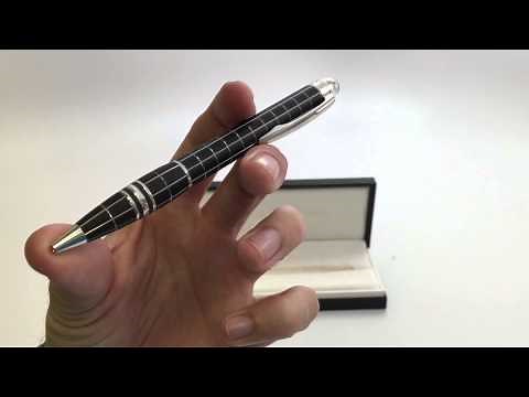 Mont Blanc Starwalker Ballpoint Pen Review Platinum & Rubber