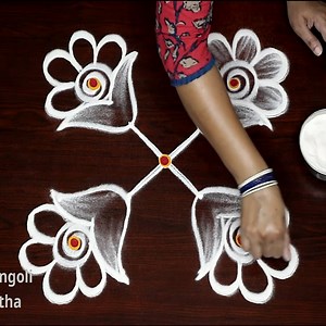 2.7M views · 11K reactions | Very easy to draw Small rangoli designs & muggulu - kolam #rangoli #kolam #muggulu #design #art #artist #artwork #drawing #rangolidesigns #rangoliart #arthistory #rangoliart #sankranthimuggulu #pongalkolam #Indianart #mandalaart #simplerangoli #easyrangoli #awesomerangoli #easyrangolisuneetha | Easyrangoli suneetha | Facebook