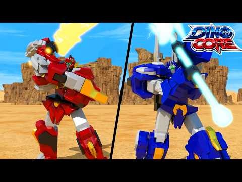 [ DINOCORE ]🤖Super Dino Robots working together🤖🐱‍🏍Season 4 🤖 DinoCore Cartoon - Superhero Movie