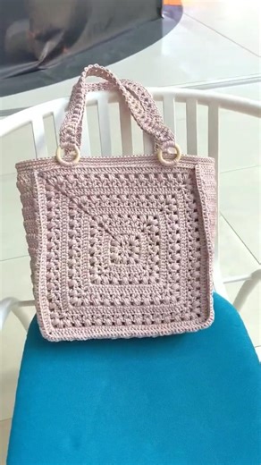 Pattern | Crochet Granny Square Tote Bag