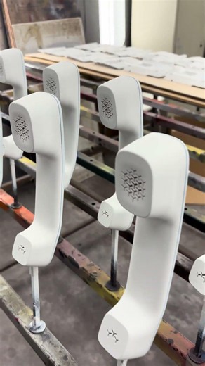 Polycom IP phones painted white #ipphone #polycom #telephone #painting #phones