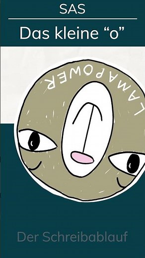 ✍️"o" Schulausgangsschrift Handschrift verbessern/ Schreiben lernen: Schön schreiben mit dem 🦙