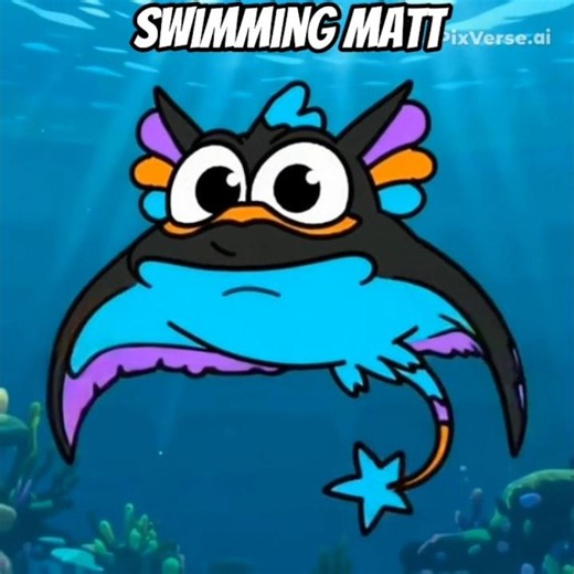 Matt The Deepwater Stingray UWU Swimming#shorts