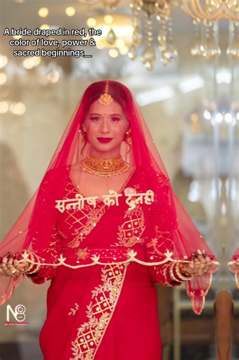 Stunning Wedding Photoshoot Featuring a Bride in Red