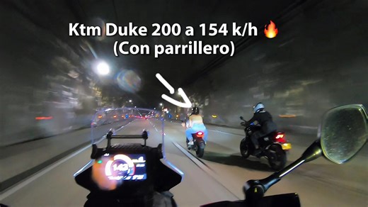 Duke 200 Top Speed Run