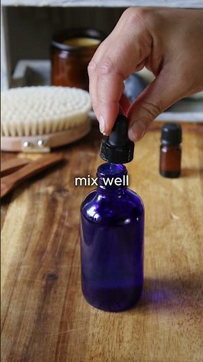 Homemade Bath Oil for Dry Winter Skin