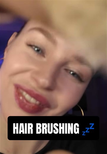 Hair Brushing & Face Touching ASMR for Sleep