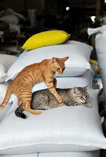 The Cat Masseur and the Shocked Spectator