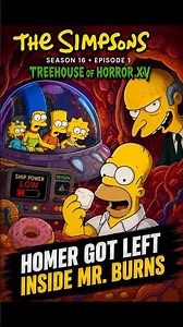 Homer Got Left Inside Mr. Burns | The Simpsons S16E1 #shorts #tv #series