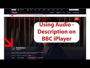 Audio Video Description on BBC iPlayer amazon Firestick, Apple TV, iPad, Computer