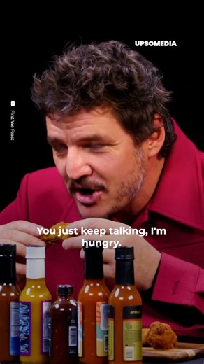 3.3K views · 33 reactions | Pedro Pascal's suffering while eating spicy chicken wings | #PedroPascal's face went through all the stages while eating spicy chicken wings #themandalorian #thelastofus #actor #chilean | The Stars | Facebook