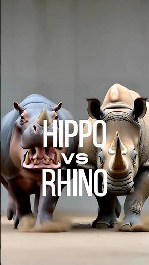 HIPPO vs. RHINO: A true heavyweight battle.