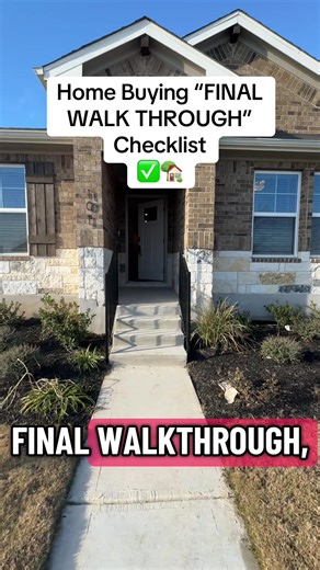 Final walkthrough isn’t a celebration 🚫🎉 It’s your last line of defense before you sign. This is where you verify: • Repairs were completed 🛠️ • Appliances function properly • HVAC, plumbing, electrical, fixtures checked • No new damage since inspection • The home is delivered exactly as agreed This step protects your money, leverage, and future equity. Smart buyers don’t rush — they verify. Buying a home is a position. Handle it like one. #homebuying #firstimehomebuyer #home #homeinspection 