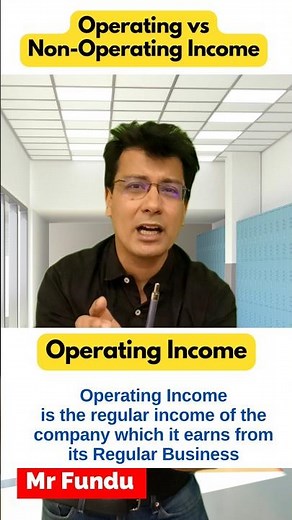 Operating Income vs Non Operating income #accounting #commerce #operatingprofit