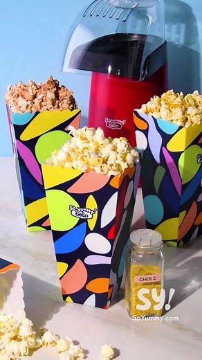 Make upscale flavored popcorn at home! 🍿❤️✨ It's easy with the So Yummy by Bella Popcorn Maker. #soyummy #soyummybybella #popcornmaker #flavoredpopcorn #homemadepopcorn #diy #diypopcornseasoning #diyseasoning #homemadeseasoning #eloteseasoning #mochaseasoning #miniblender #portableblender #snacks #favoritesnack #popcorn #sweetandsalty #movienight #movietheaterpopcorn