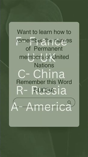 UN Trick: Learn P5 Countries in 5 Seconds