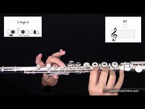How To Play The Note A on the Flute: Learn Flute Online