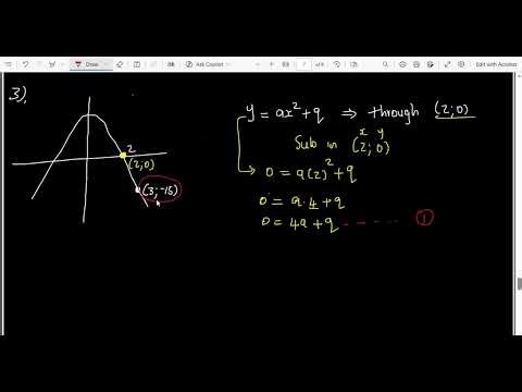 Finding the Equation of a Parabola | Grade 10 Functions | Quadratic Equations Explained