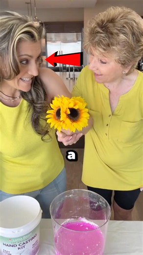 She's making the most beautiful gift for her mom…🥹❤️