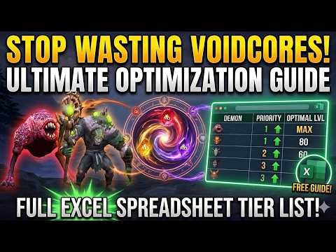 The ULTIMATE Demon Voidcore Guide + Free Excel Tier List!