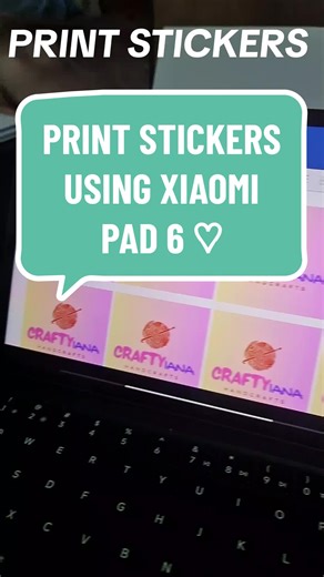 Print Stickers Quickly with Xiaomi Pad 6
