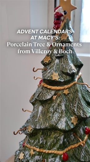 Macy's on Instagram: "With Lowest Prices of the Season happening now, you can score 65% off this advent calendar from Villeroy & Boch. Decorate a small porcelain tree by discovering 24 mini ornaments. Hurry, don’t miss this epic deal! Ends 10/26. Exclusions apply. #HolidaysAtMacys"