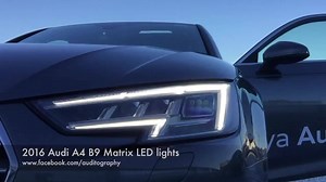 590 reactions · 108 shares | The new 2016 Audi A4 (B9) Matrix LED...