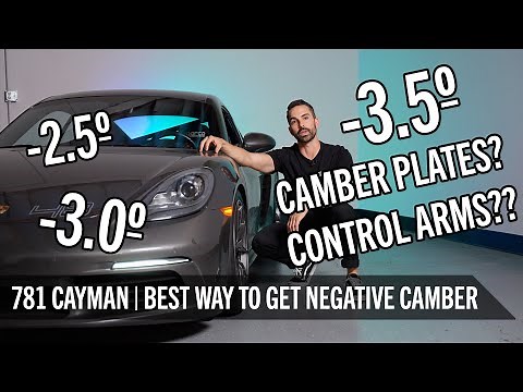 APEX | Best Way to Get Negative Camber on a 718 Porsche Cayman