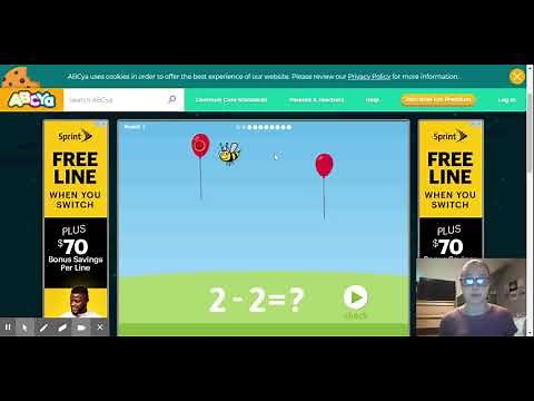 Balloon Pop Subtraction • ABCya! (Kelsey Chandler)