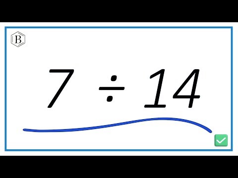 How to Divide Seven by Fourteen (7 ÷ 14)